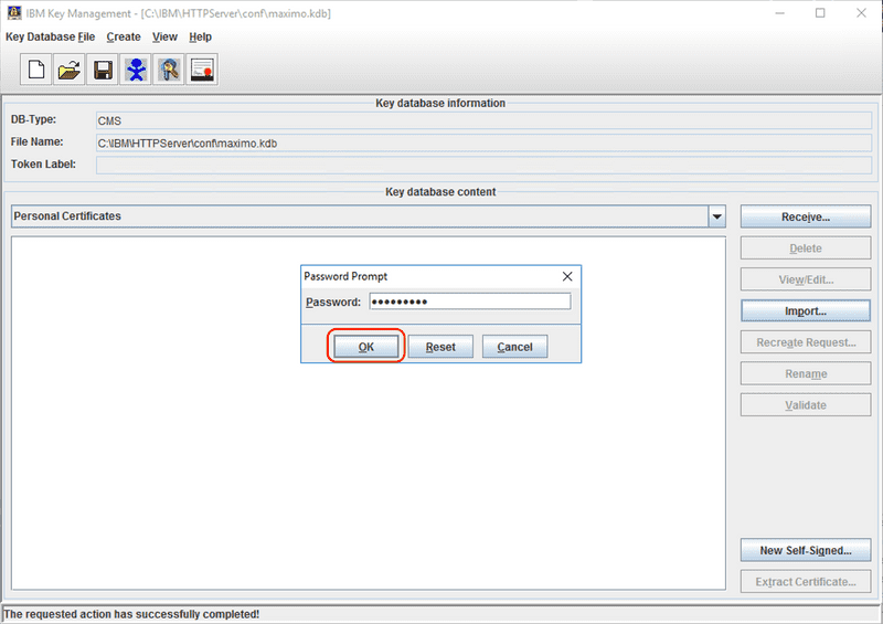 .p12/.pfx password