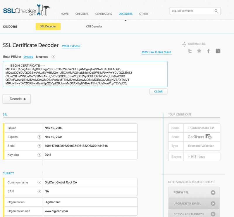 SSL Checker