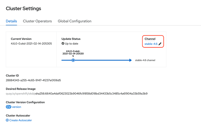 Stable 4.6 Channel