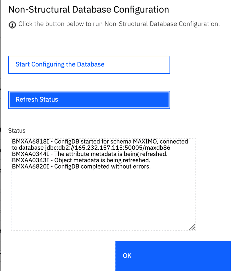 Apply Risk Database Changes