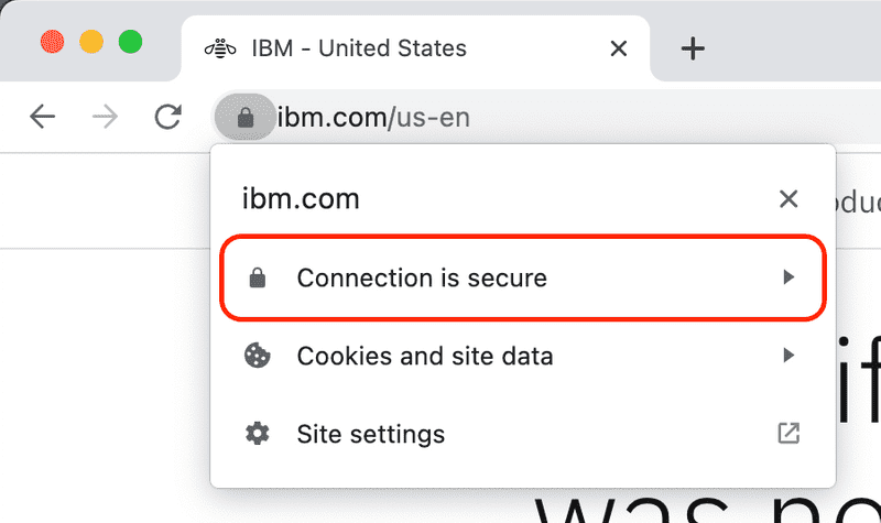 Connection is security