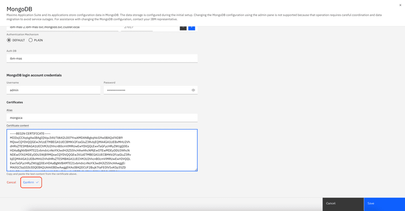 MongoDB Congifure Details