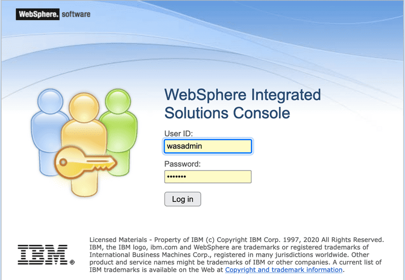 WebSphere Login