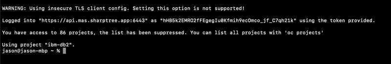 Connect to OpenShift