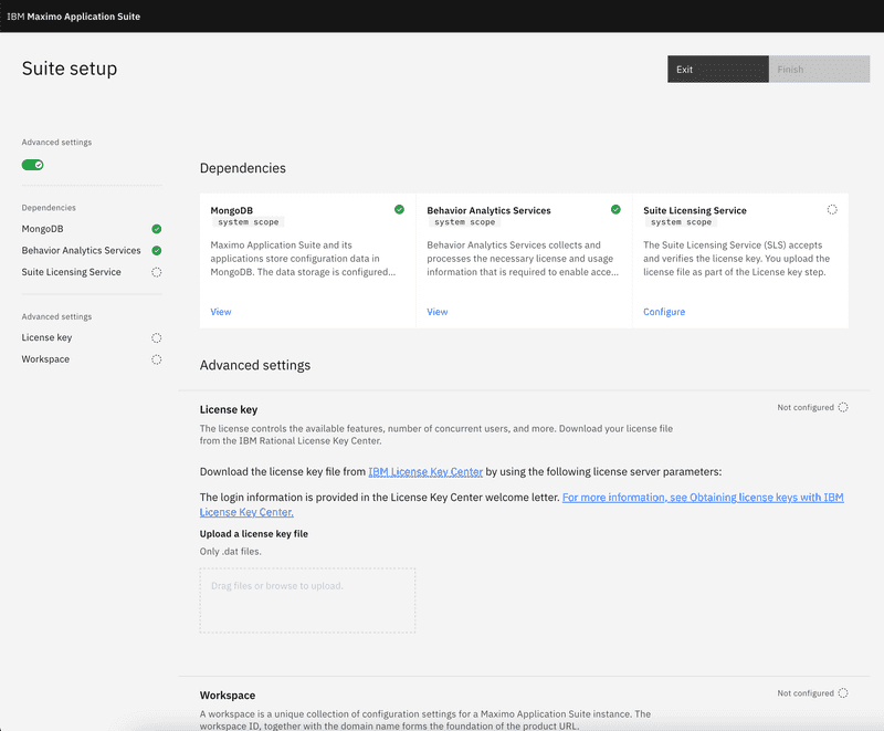 Behavior Analytics Services Configured