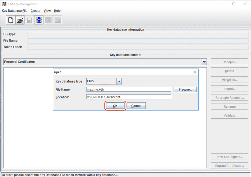 Select key database